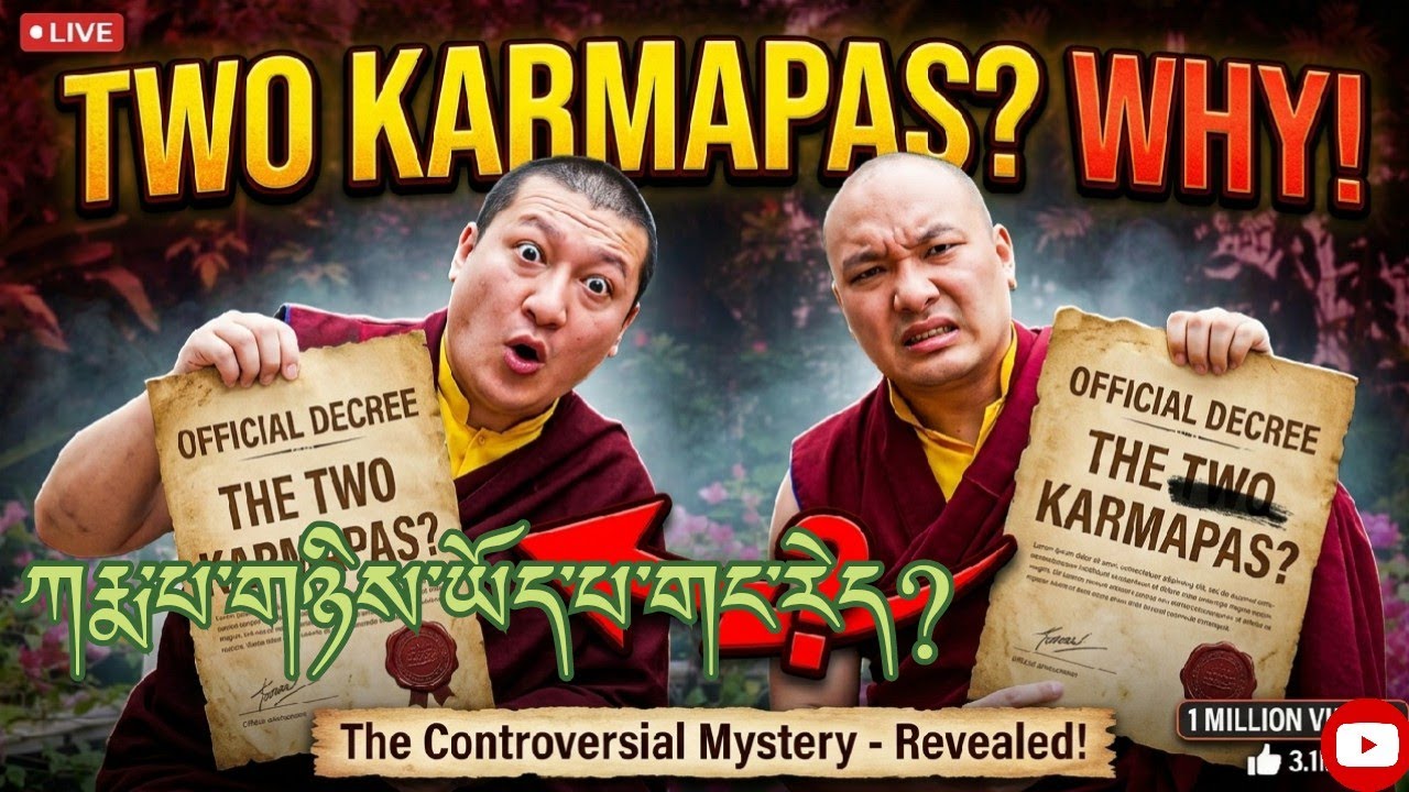 ཀརྨ་པ་གཉིས་ཡོད་པ་གང་རེད? | Why Are There Two Karmapas? Explained 🔥