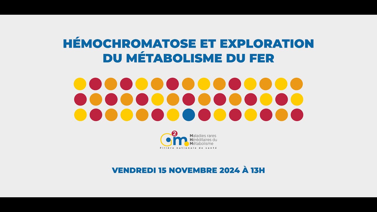 Webinaire | HEMOCHROMATOSE ET EXPLORATION DU METABOLISME DU FER | Replay
