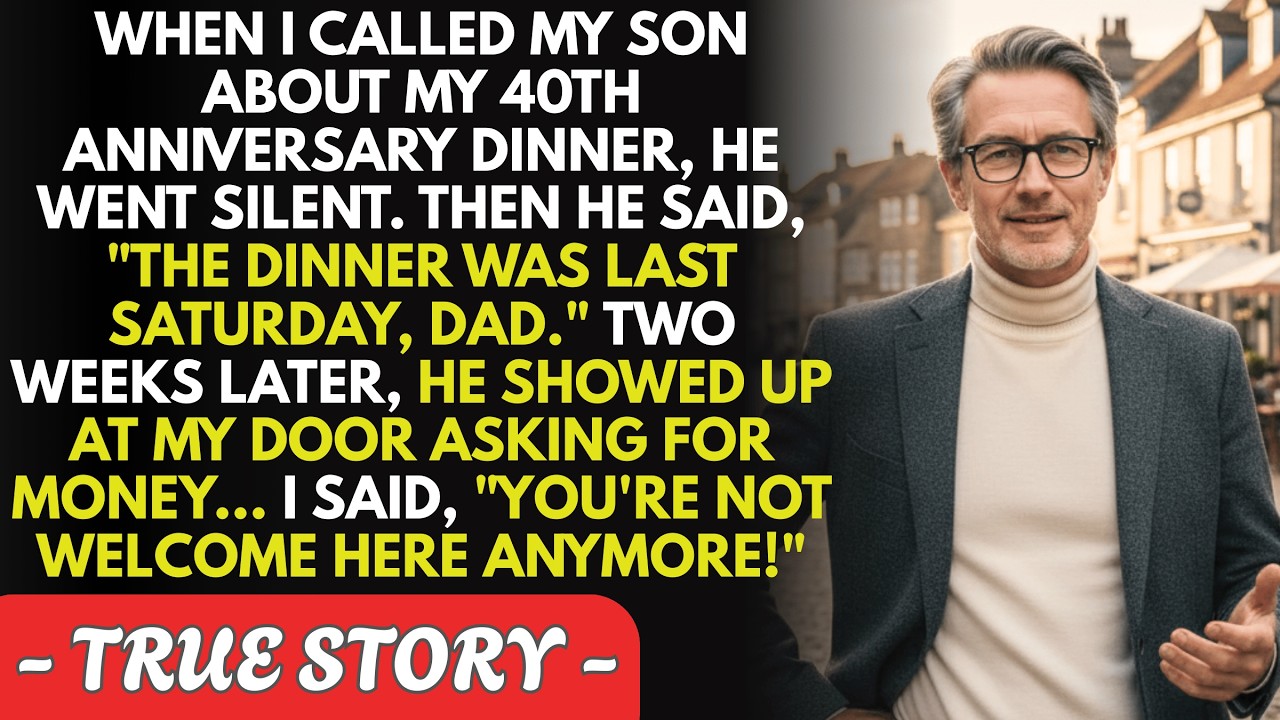 I Paid $32K for My Anniversary Dinner. My Son Held It Without Me. When He Came Asking for Money...