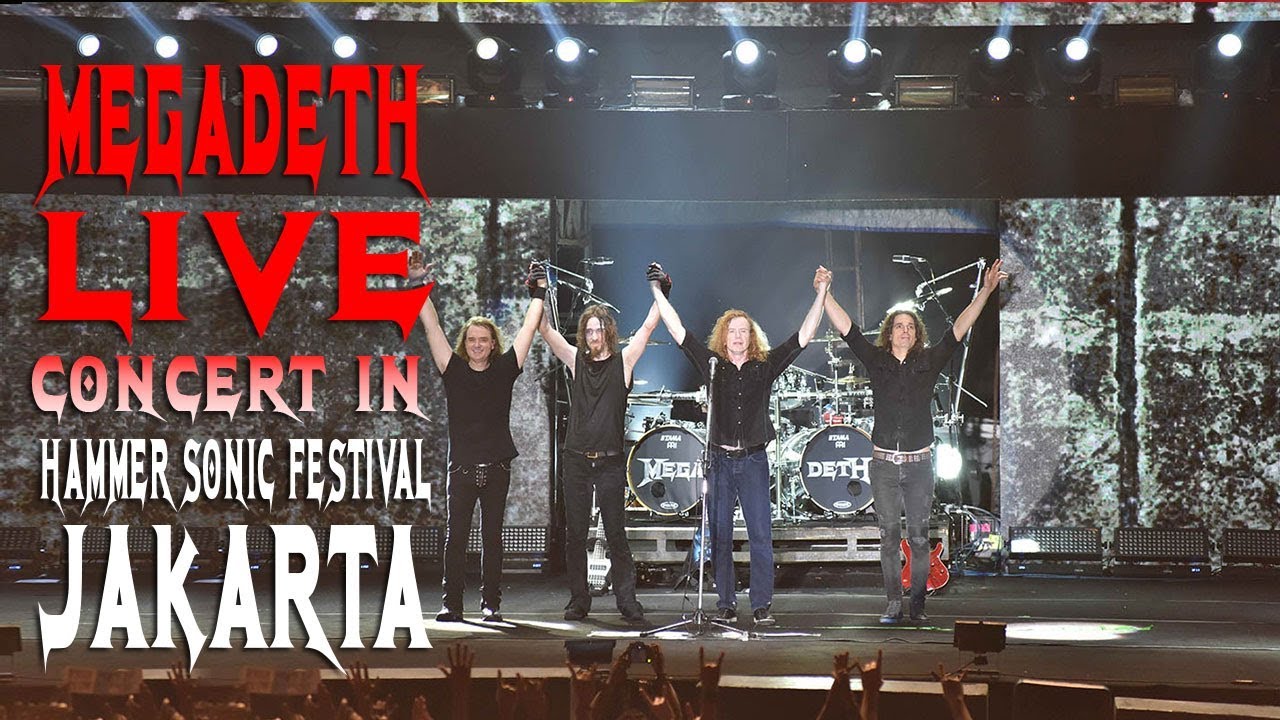 Megadeth Live Concert in Jakarta Full Concert