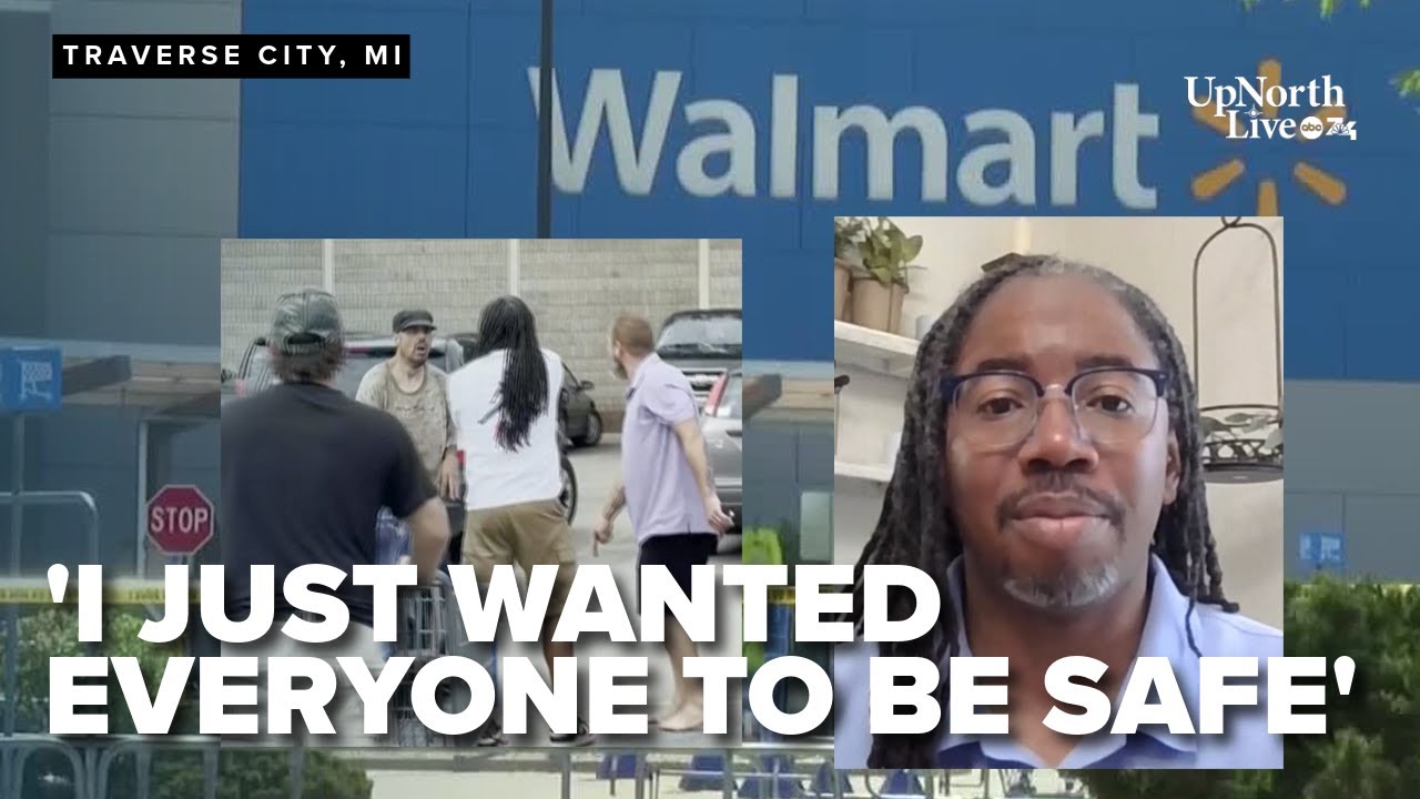 Derrick Perry praised for aiding with Traverse City Walmart stabbing