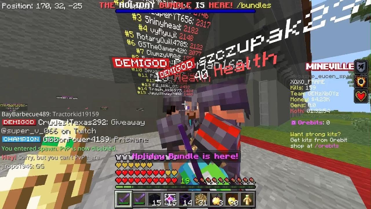 Mineville lifesteal pvp & cpvp