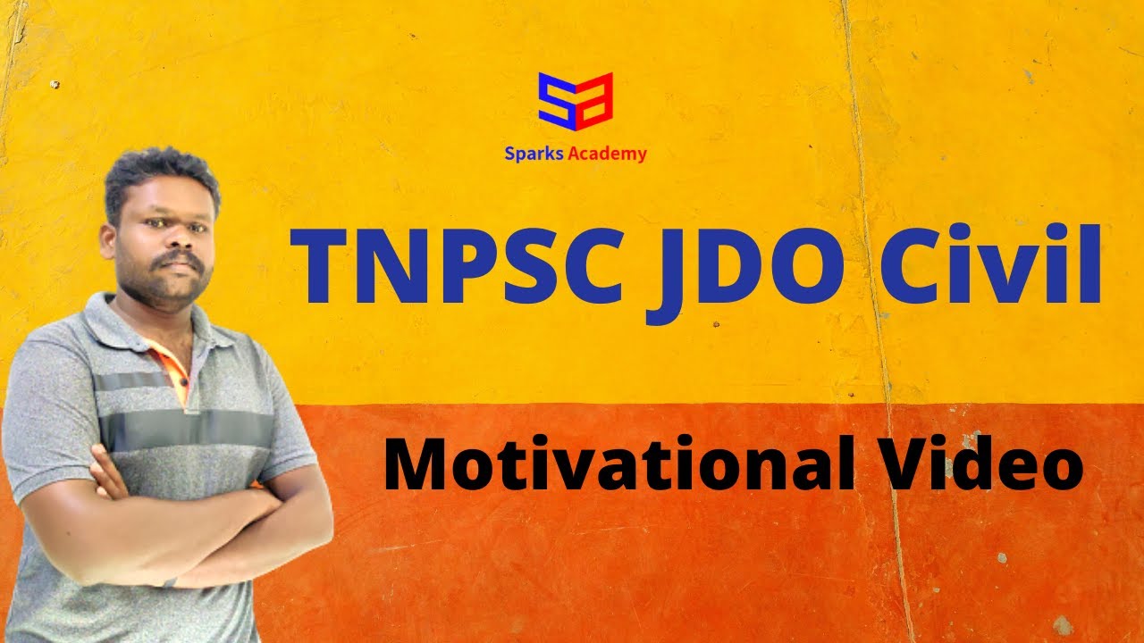 TNPSC JDO Civil Engineering Motivational Video | Sparks Academy