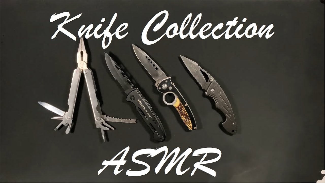Knife collection - ASMR