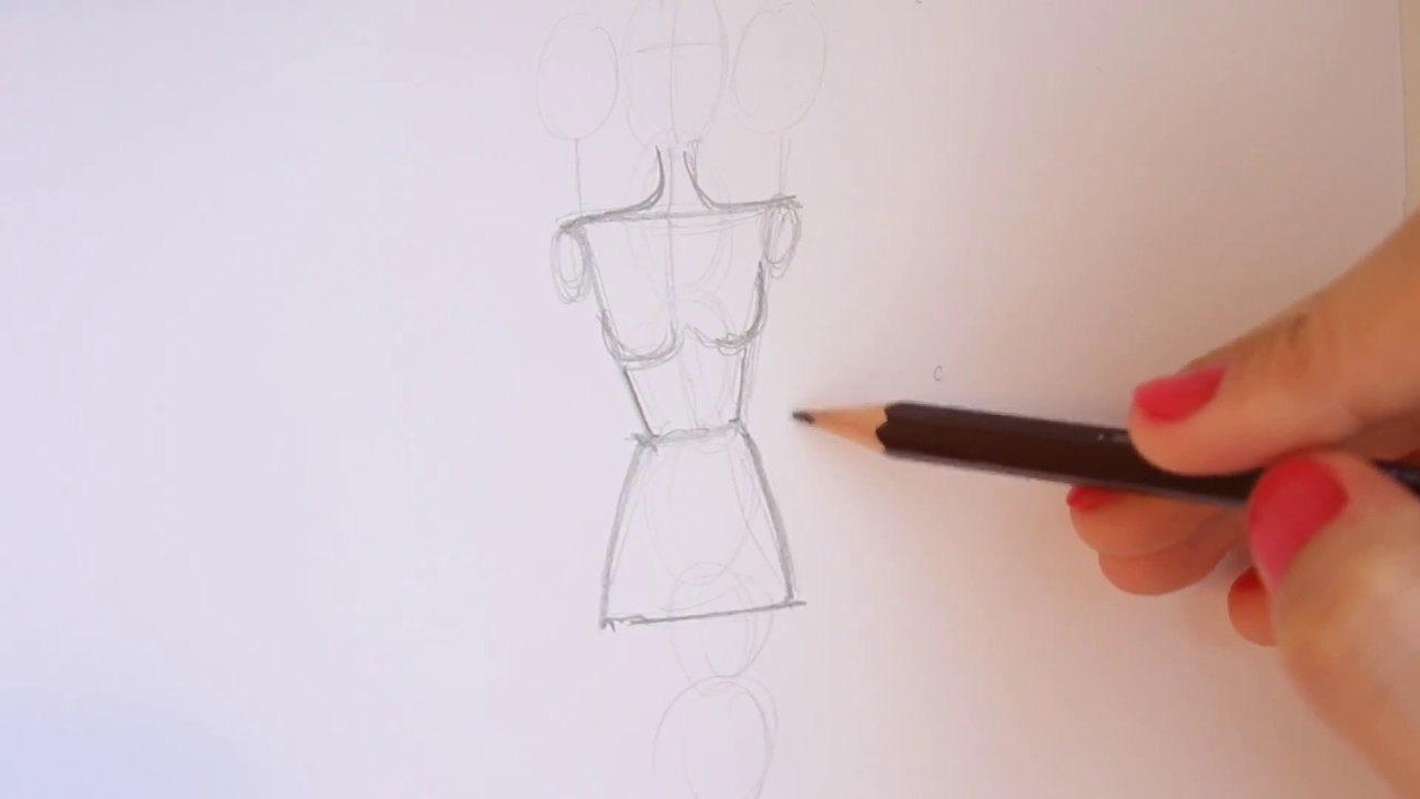 TUTORIAL - Fashion Figure Step by Step