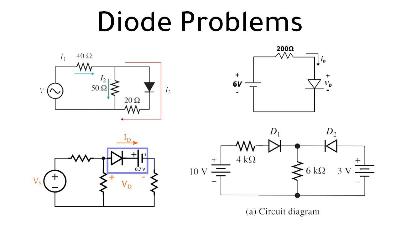 Diode Circuits | تكملة حل التدريبات المهمة