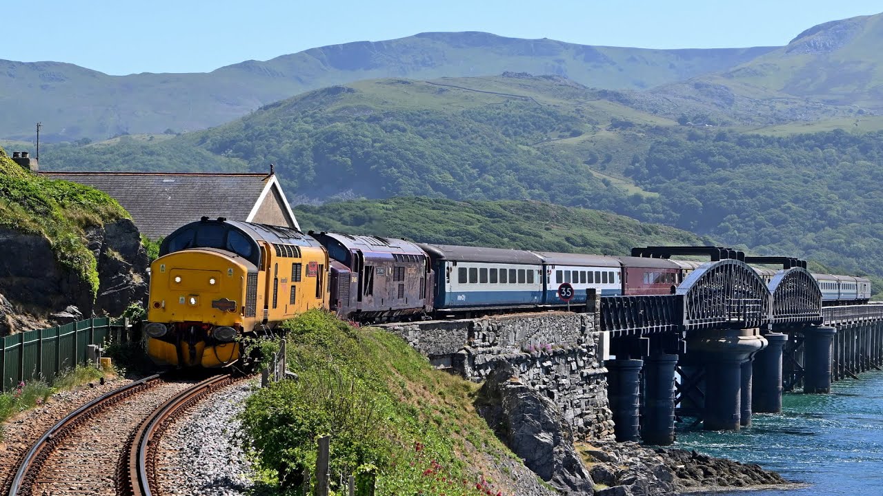 The Cambrian Coast Express  Stunning Barmouth Viaduct