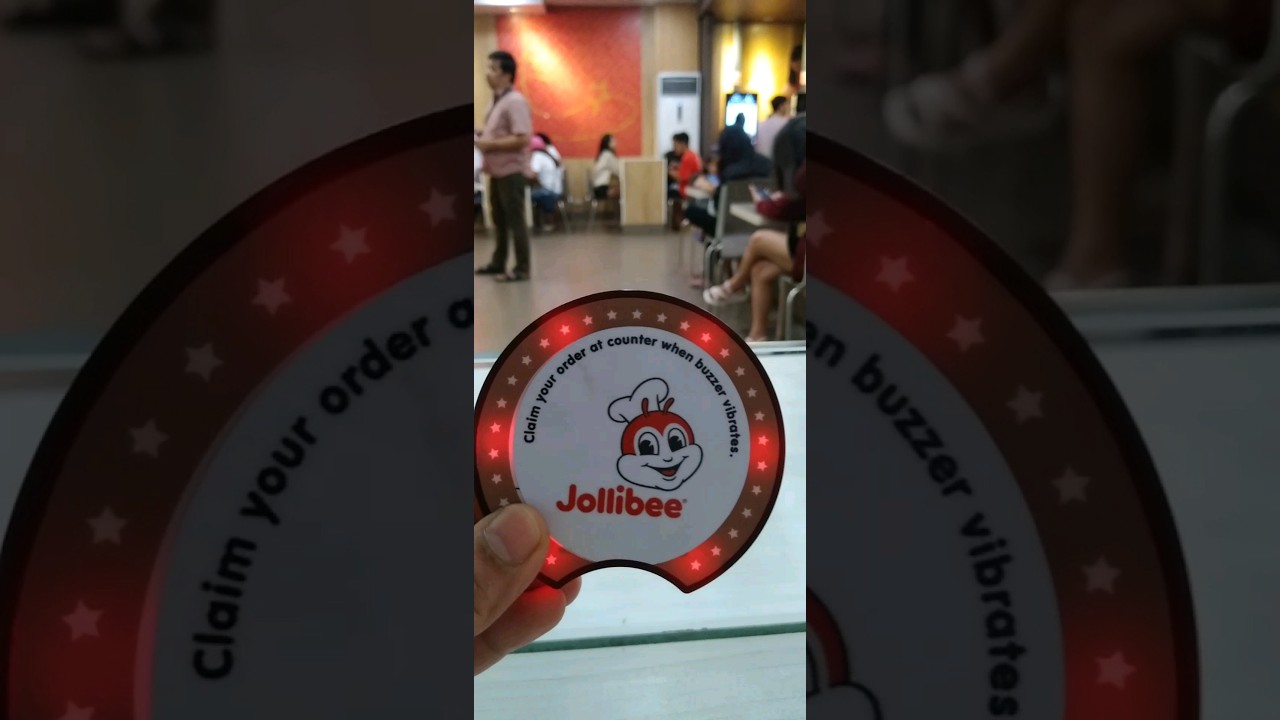 🍟🍔asmr golden buzzer vibrates | order here we go @jollibee#youtubeshorts#fyp#trending#viral🍔🍟