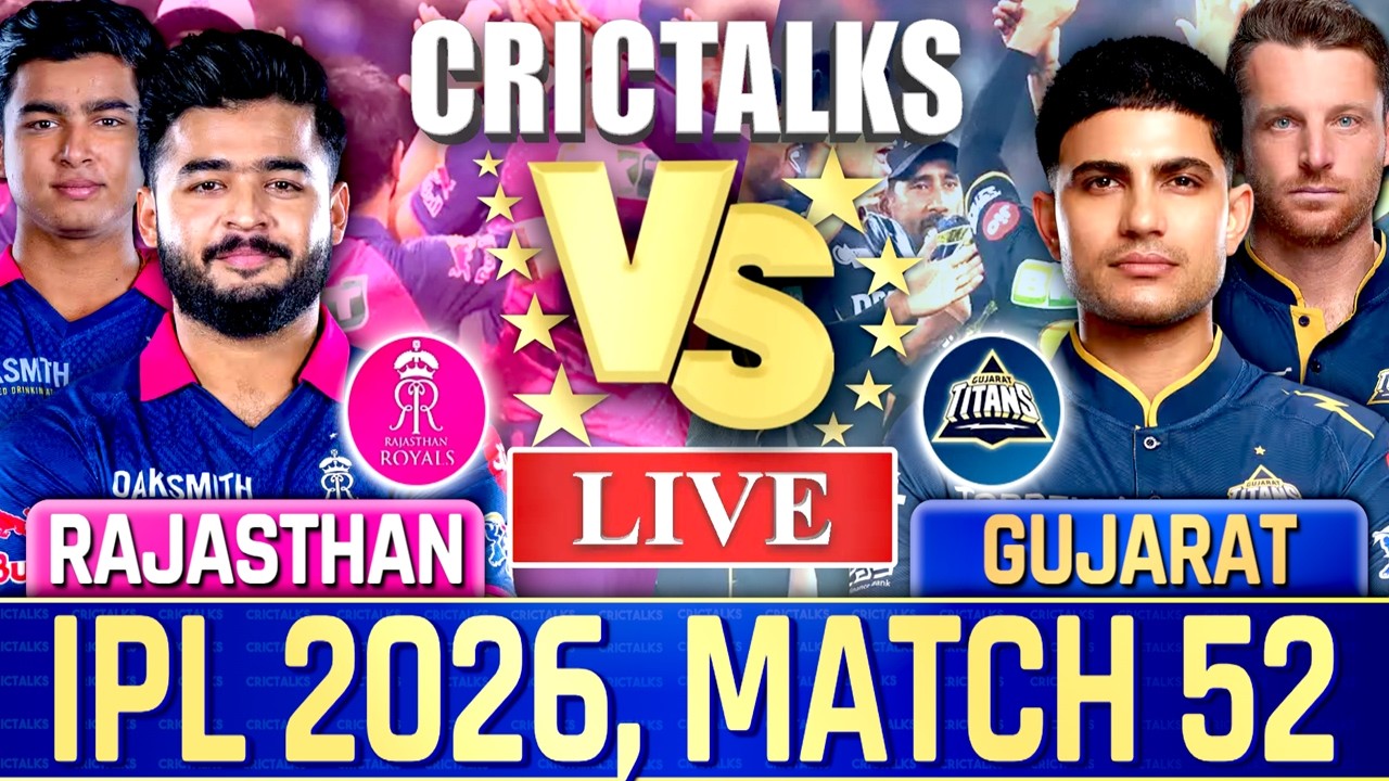 🔴 Rajasthan vs Gujarat, Live Match Today | IPL 2026 Live Commentary, RR vs GT Live Score