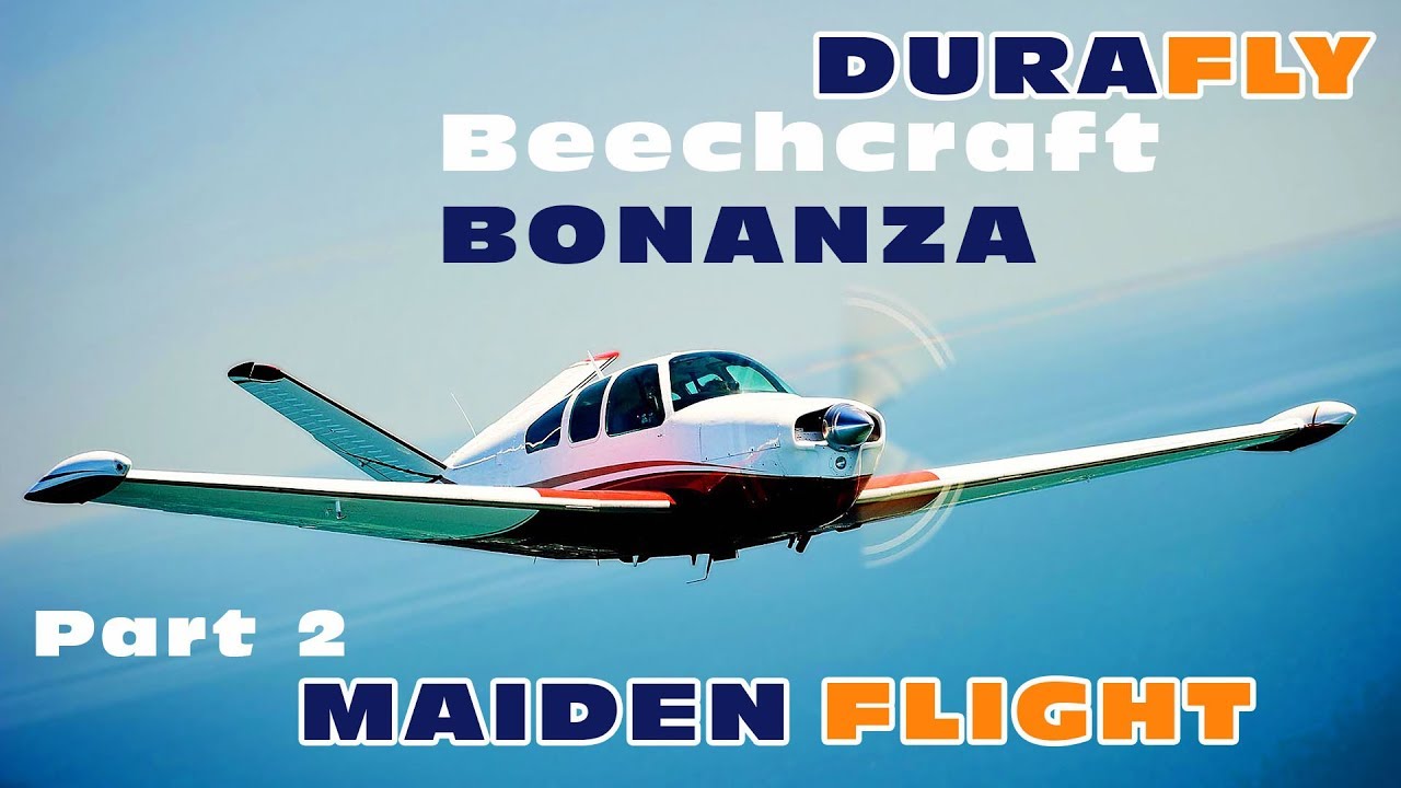 Durafly / HobbyKing Beechcraft M35 Bonanza - MAIDEN FLIGHT!