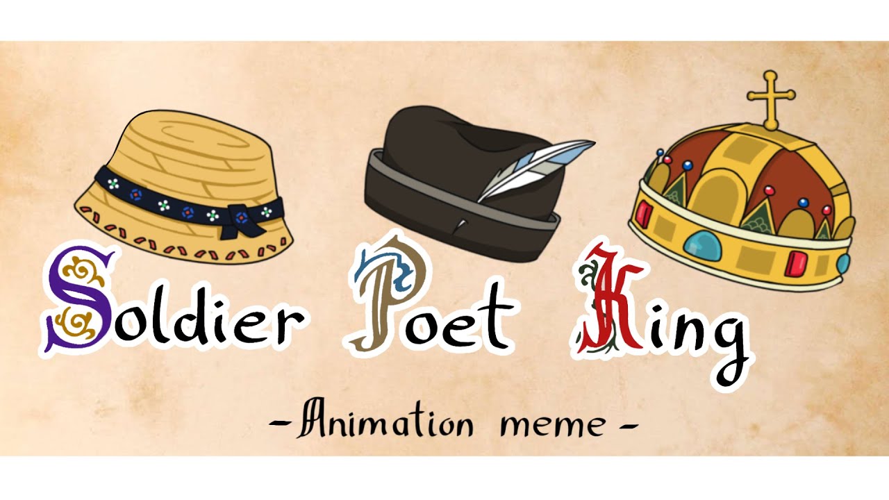 Soldier, Poet, King  - Countryhumans Animation Meme 1k special!!! (Romania, Transylvania, Hungary)