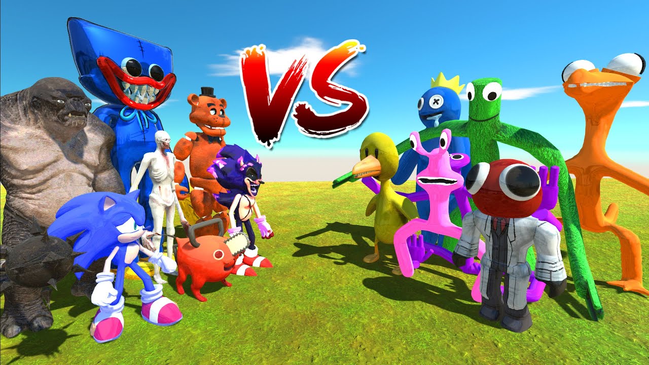 Infinity Battle | Rainbow Friends Attack - Animal Revolt Battle Simulator