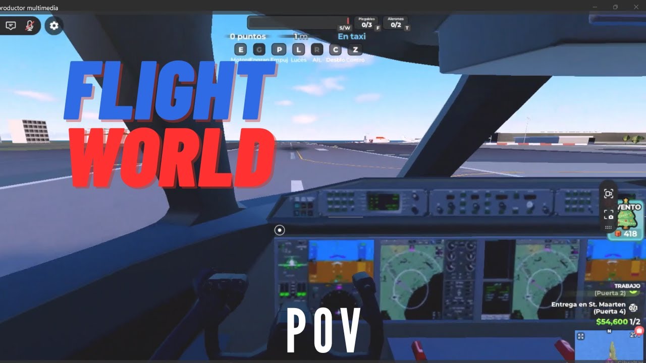 FLIGHT WORLD ROBLOX | Farmeando DINERO para más aviones ✈