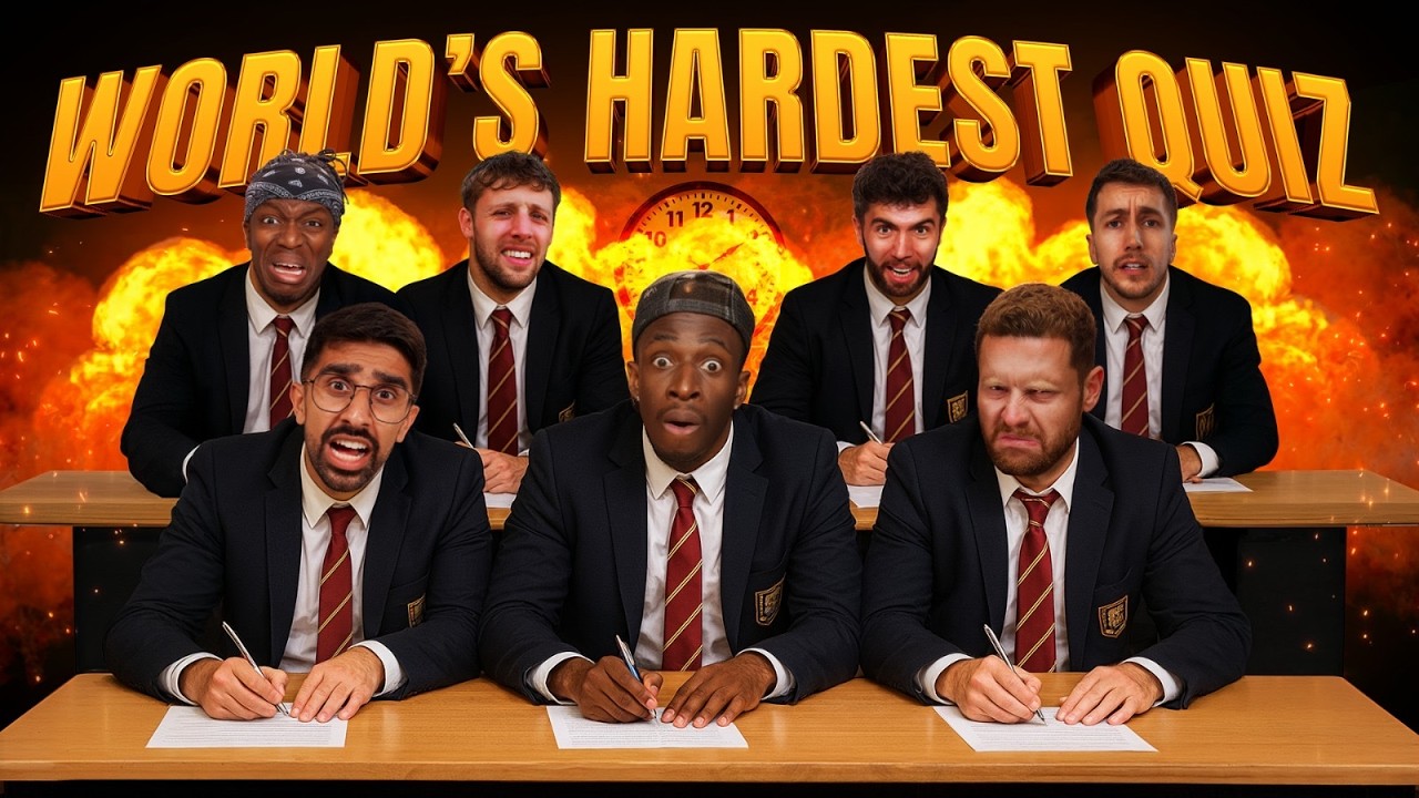 SIDEMEN VS WORLD'S HARDEST QUIZ