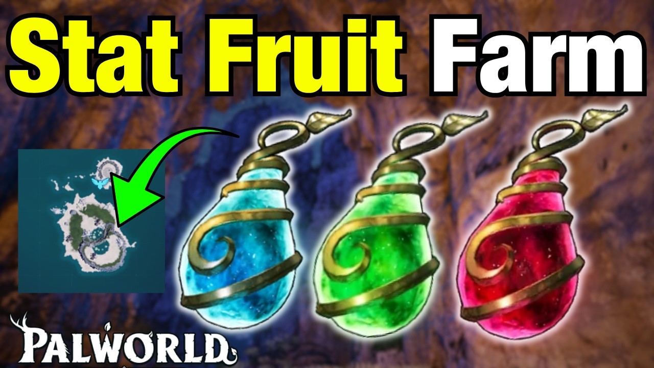 FASTEST STAT FRUIT FARM in Palworld 1.0 | Max IVs Easy