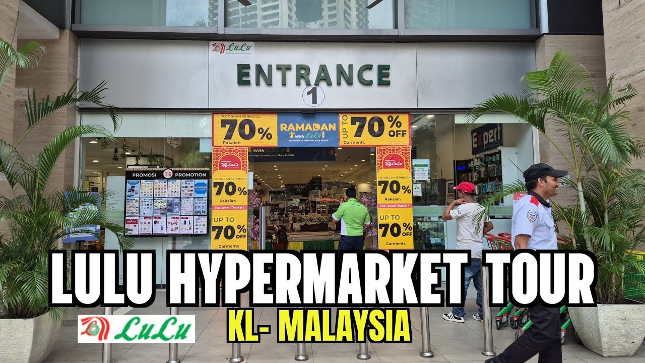 LULU HYPERMARKET TOUR - KL | Ramadan Grocery Shopping in Malaysia