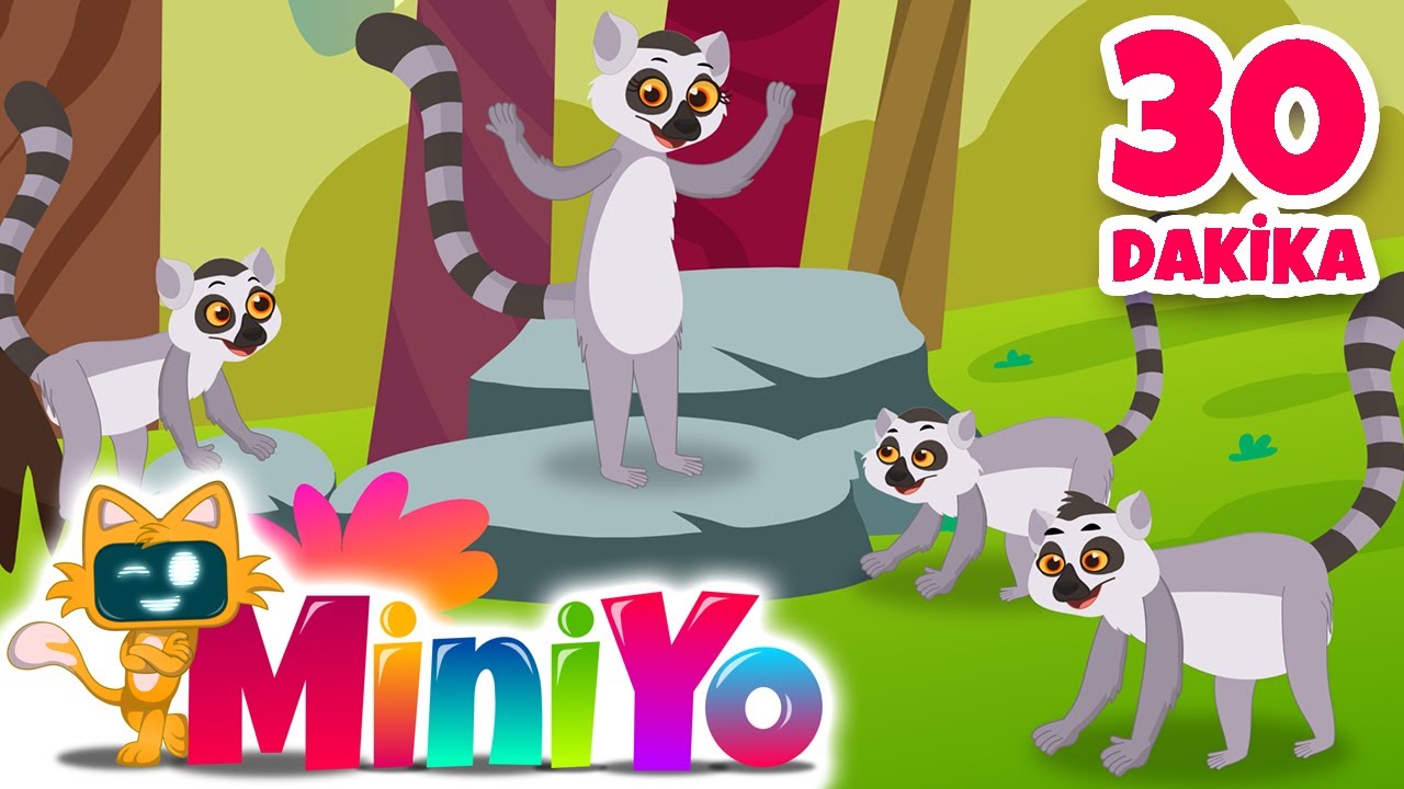 Lemur Şarkısı | Sevilen Miniyo Şarkıları | 30dakika
