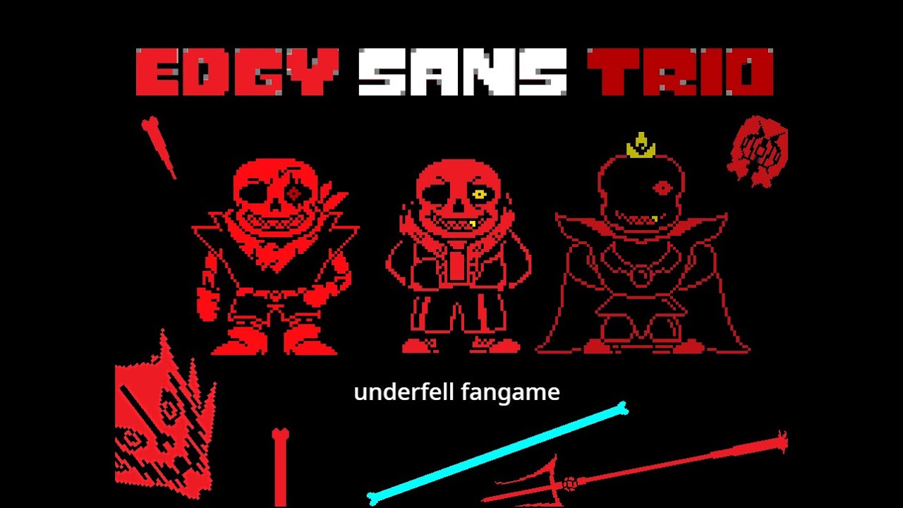 underfell Edgy Sans trio v0.4 (demo)をする