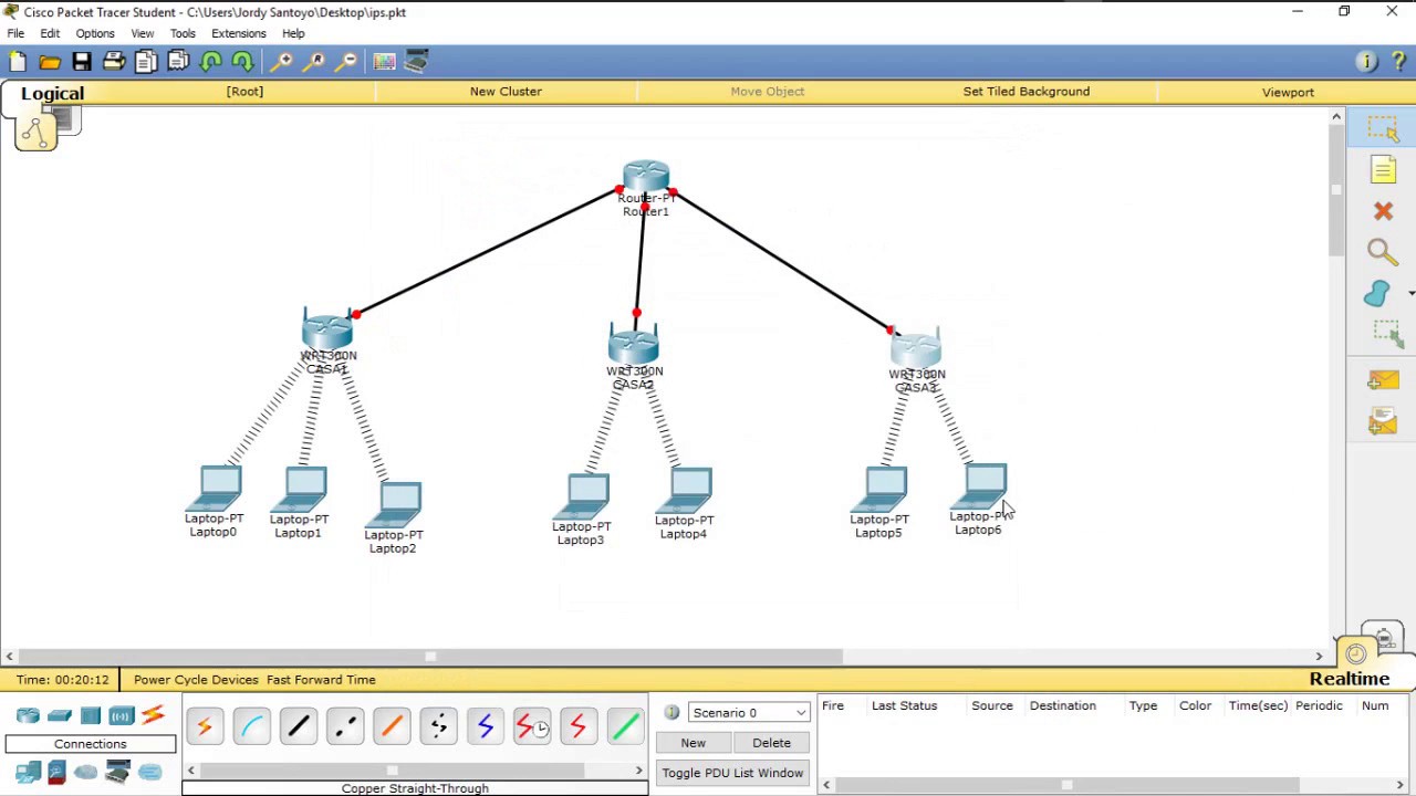 Como crear una red wireless en Cisco packet tracer