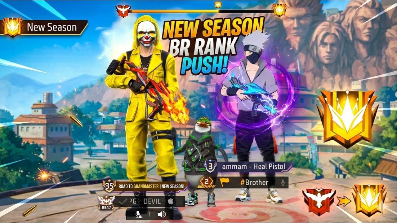 NEW SEASON BR RANK PUSHING | DEVIL GAMING TELUGU