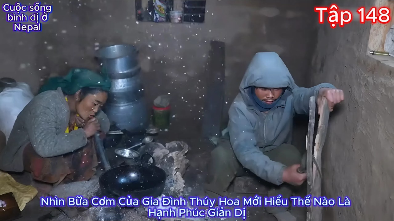 Thúy Hoa Tập 148  - Một Nồi Khoai Môn Xanh Sền Sệt, Cả Nhà Ăn Liền Mấy Đĩa Cơm 🍚