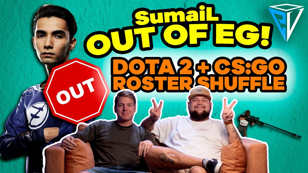 SumaiL out of EG, Topson takes a break - Dota 2 and CS:GO Roster shuffle is upon us!