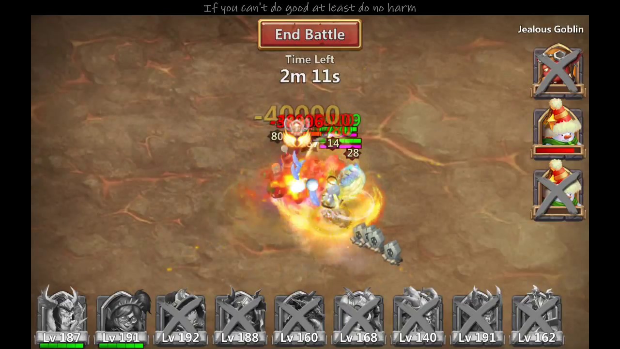Jelous Goblin Castle Clash Labyrinth with Mechtessa & Skullknight as Tanks.
