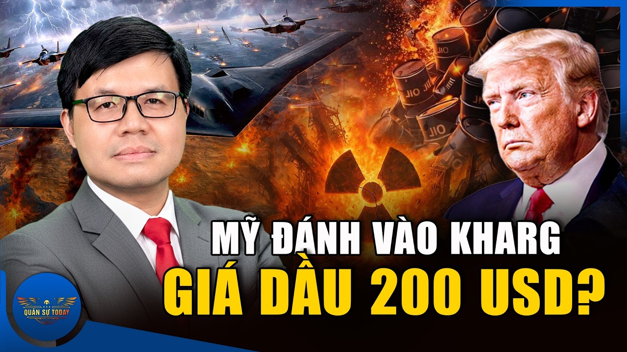 Kharg Rung Chuyển – Cuộc Chiến Đẩy Giá Dầu Tới Ngưỡng 200 USD?