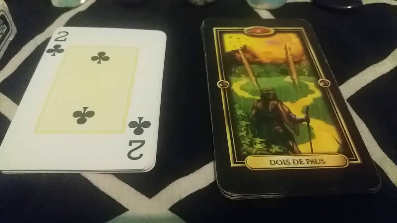 CARTOMANCIA, PARTE 3 * BARALHO COMUM * OS NUMERAIS, 2 * TARÔ GILDED.