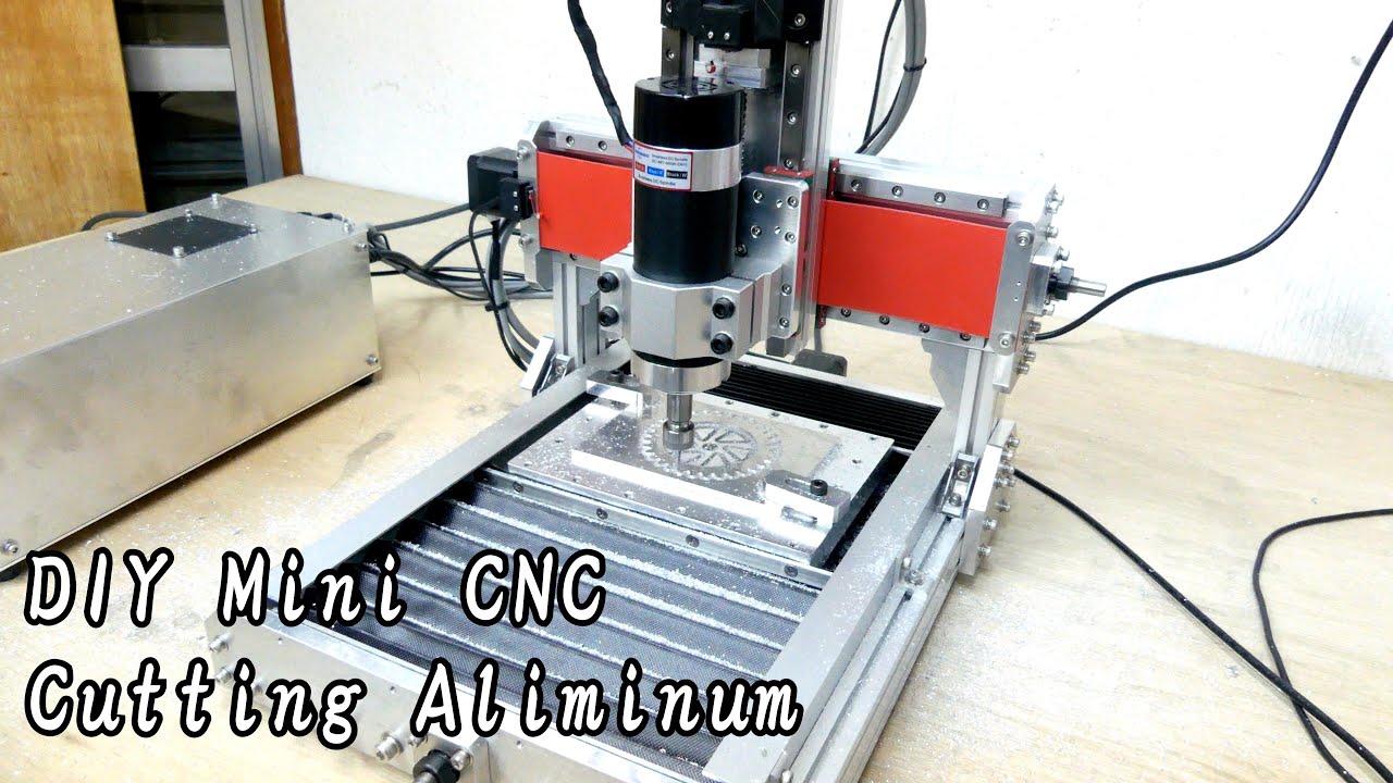 Mini CNCフライス　アルミ加工