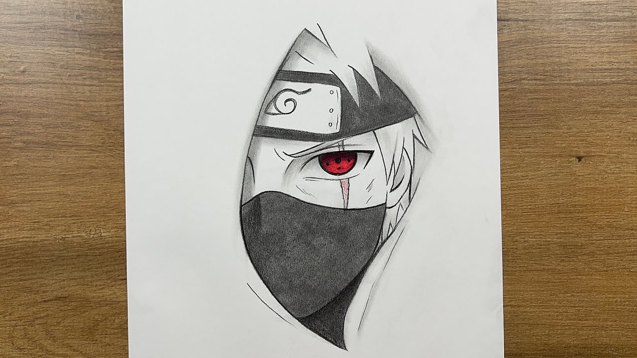 Draw Kakashi Hatake Easy | Anime Sketch Tutorial