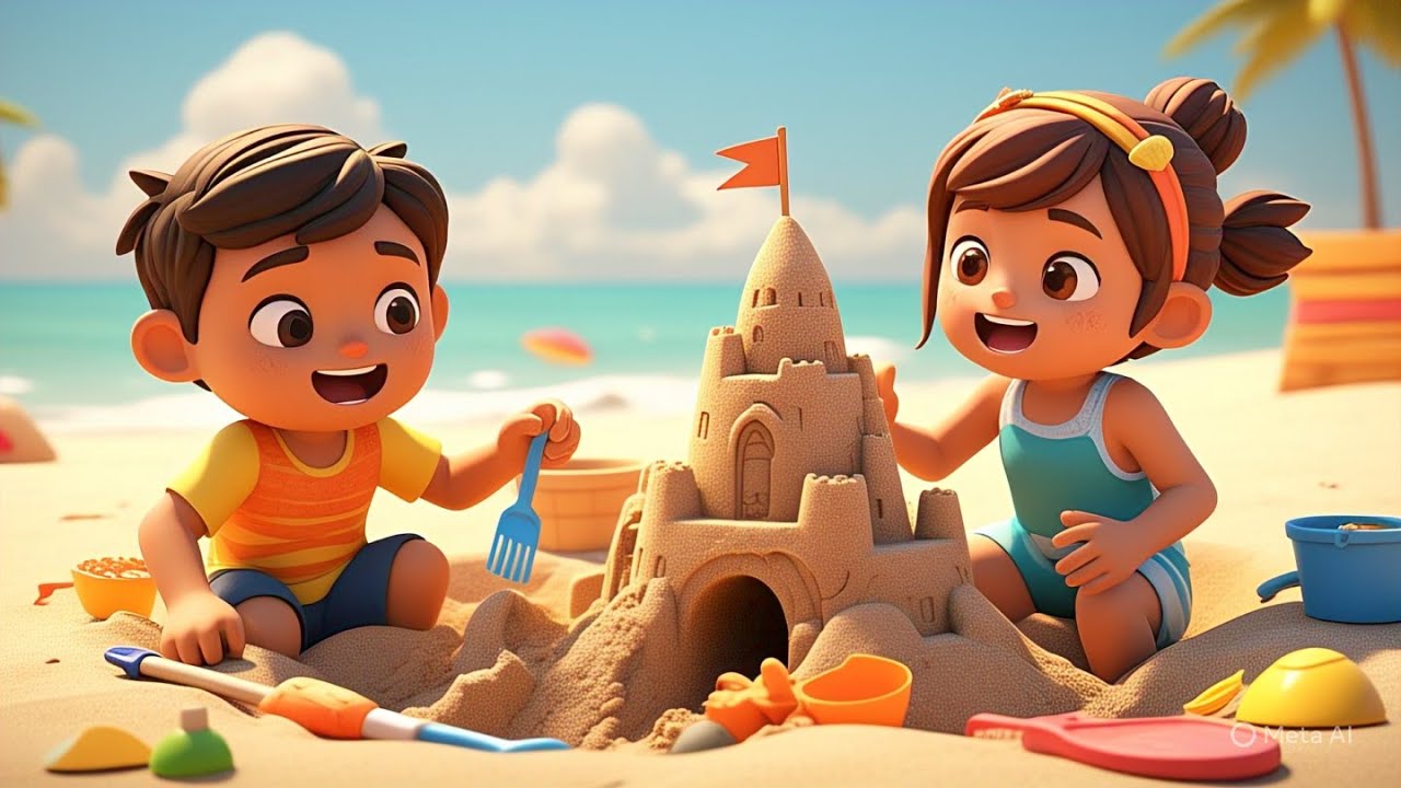Play Outside at the Beach | Summer Fun For Kids |  Beach Song | Nursery Rhymes & Kids Songs #cartoon