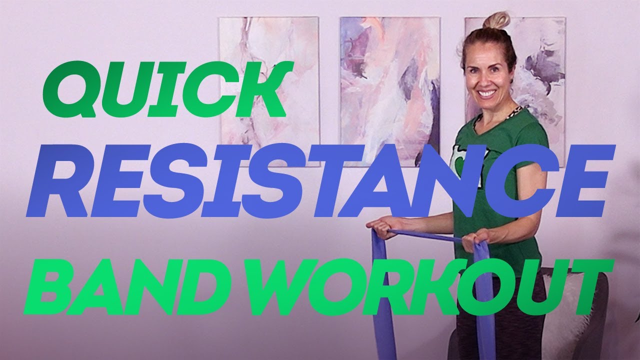 Quick Resistance Band Workout for Shoulders, Core, and Pelvic Floor! Travel Fitness