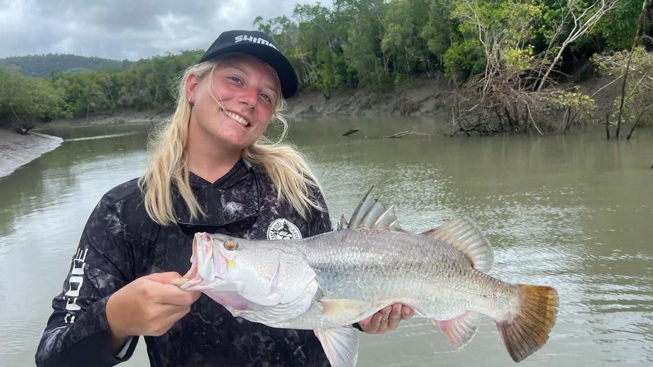 Barramundi & Crocs in the Prosperine River