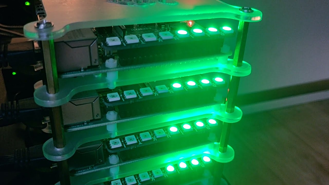 Visualising a Kubernetes Deployment with LED strips and blinkt-k8s-controller