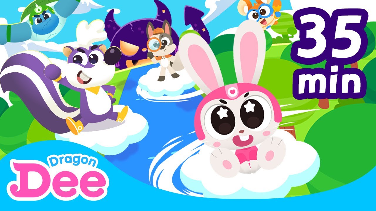 S.O.S 🚨 Animal Heroes!!🐾 | 35min Compilation | Detective Animal Hero | Dragon Dee Songs & Games