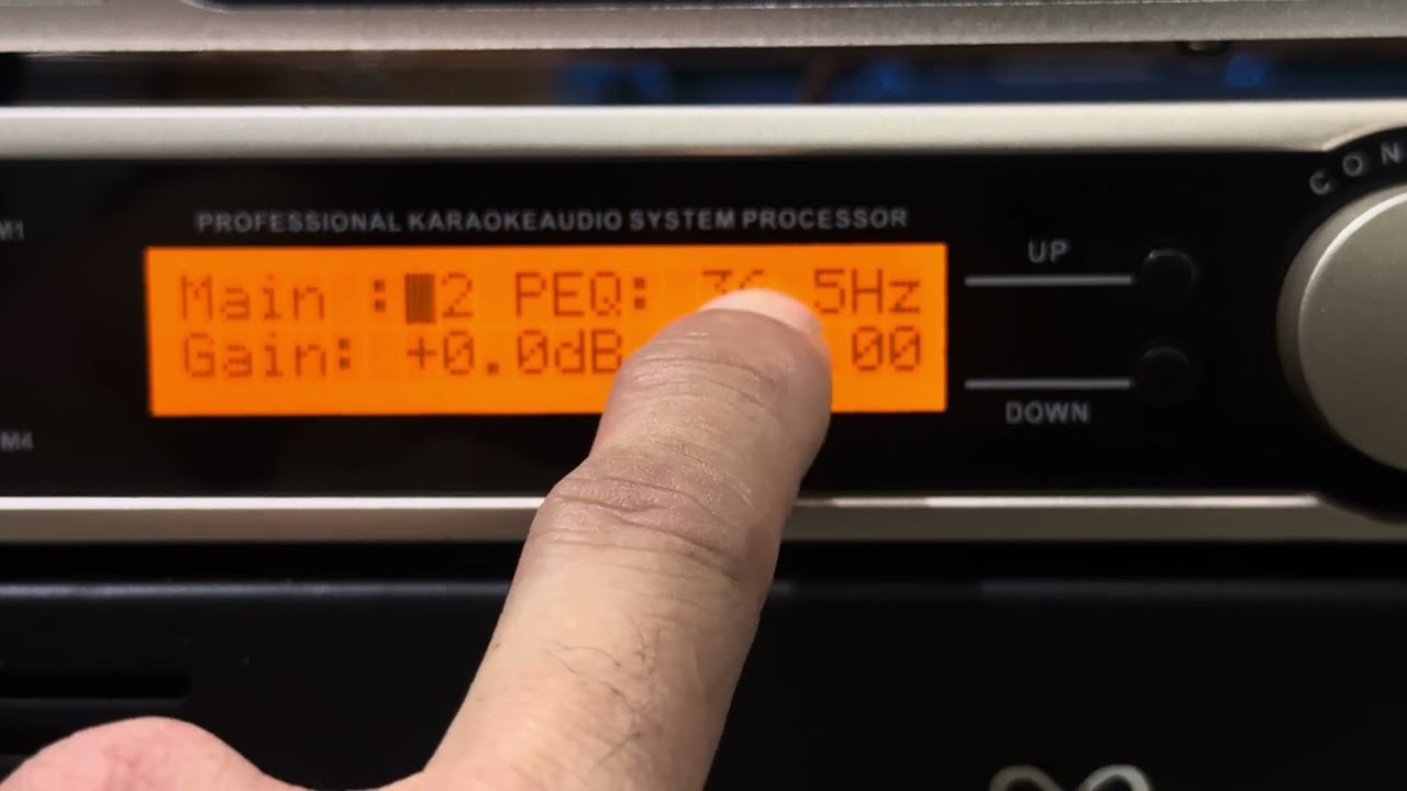 Phần 2 hướng dẫn chỉnh tín hiệu đầu ra main cho vang số X12