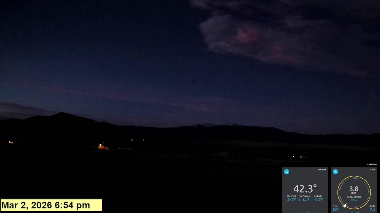 Weathercam Live -  Boulder Valley, MT