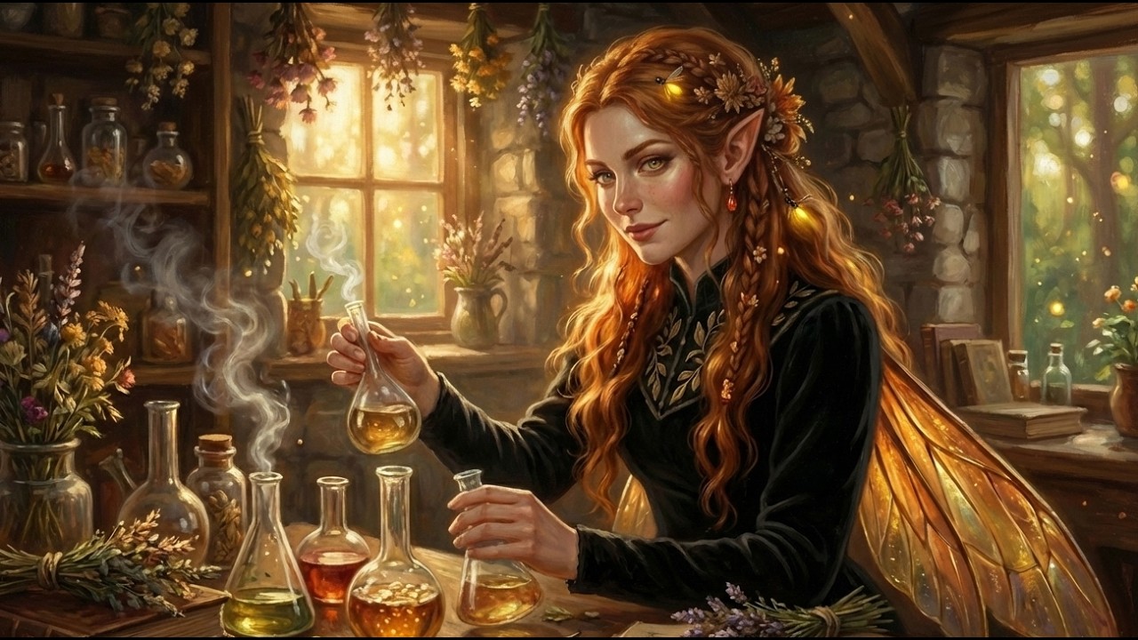 A Fairy Elf's Day in the Ancient English Wood | Magic Visual Poem with Classical Music