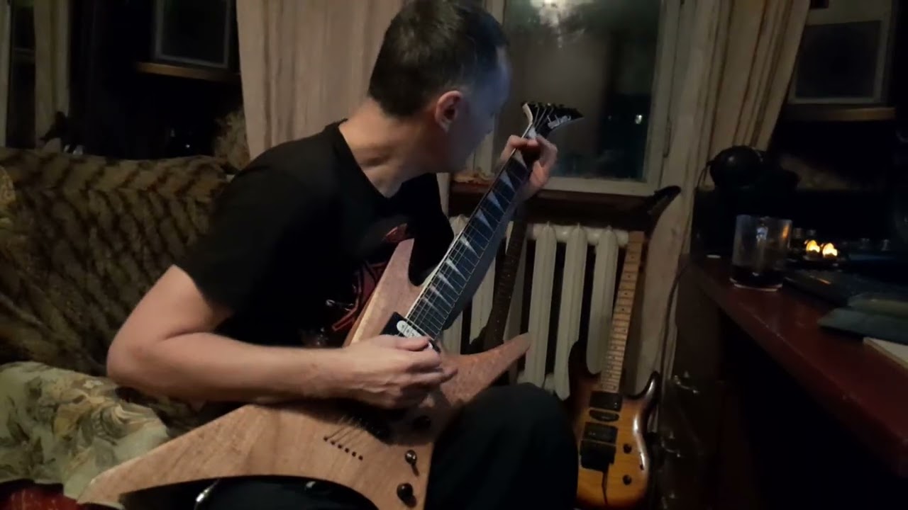 Импровизация и проверка звука на Jackson Js32T Warrior 