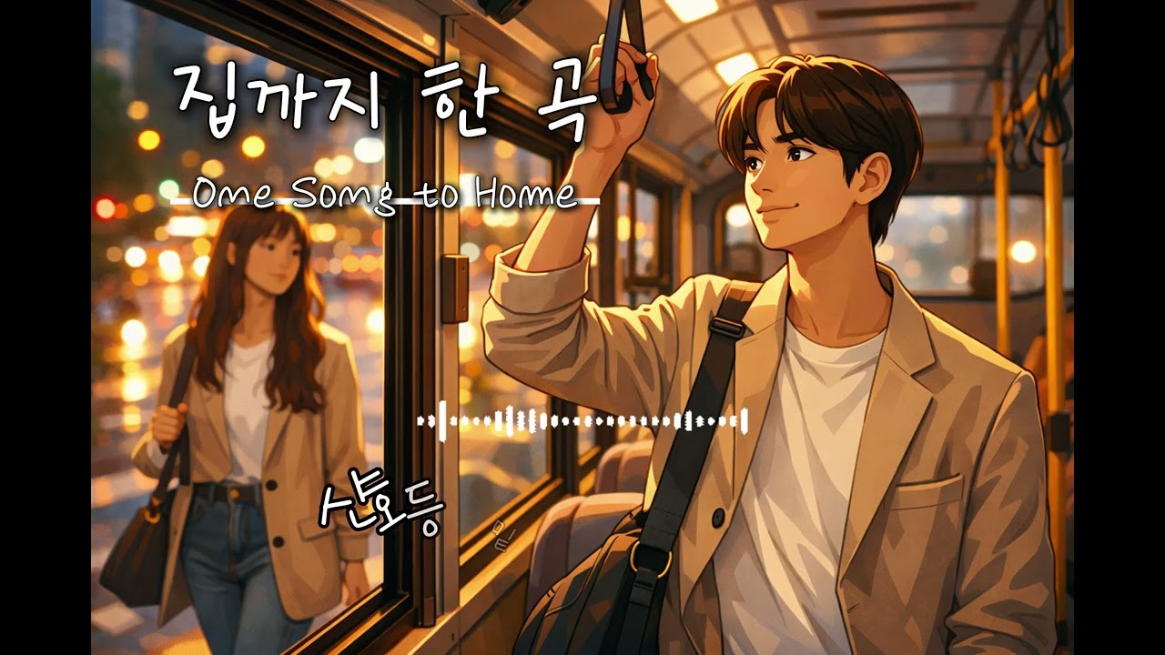 집까지 한 곡 (One Song to Home) | 퇴근길 버스 창가 감성 K-pop | 감정음표 Emotones