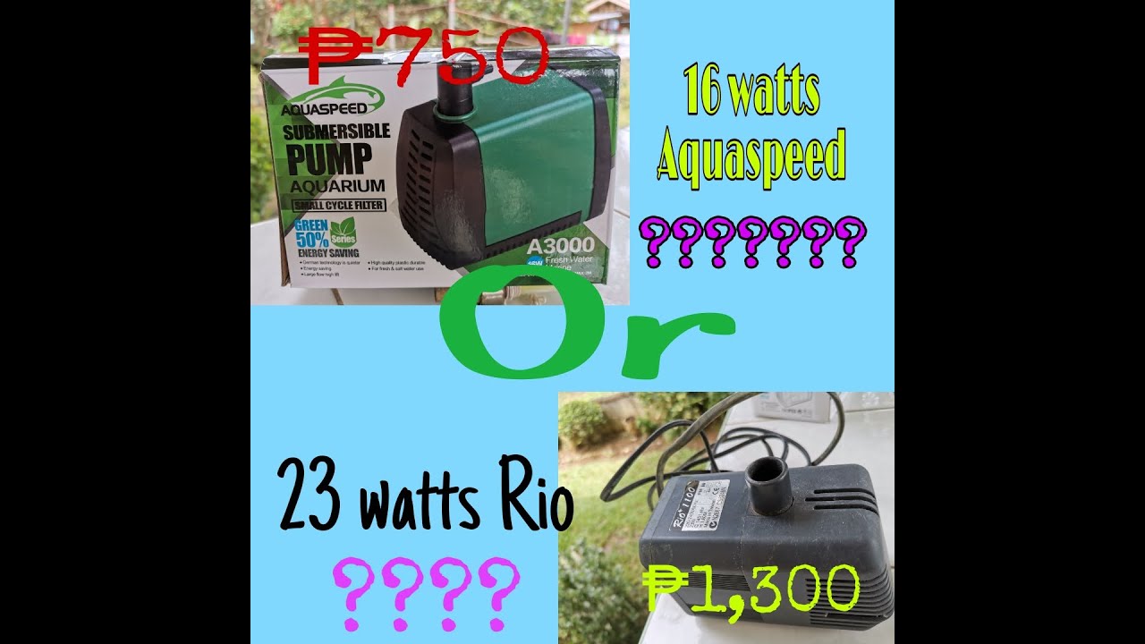 Aquaspeed or Rio Submersible pump (tagalog)