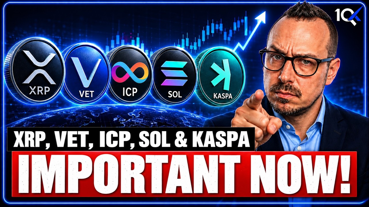 ICP, XRP, VET, SOL & KASPA: Are they about to EXPLODE? 😱