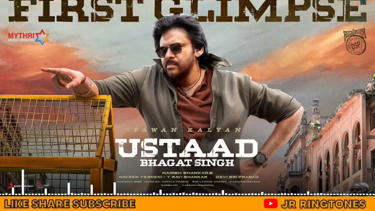 Ustaad Bhagat Singh Glimpse BGM | Pk UBS Mass BGM Ringtones #youtubeshorts #viral #shorts