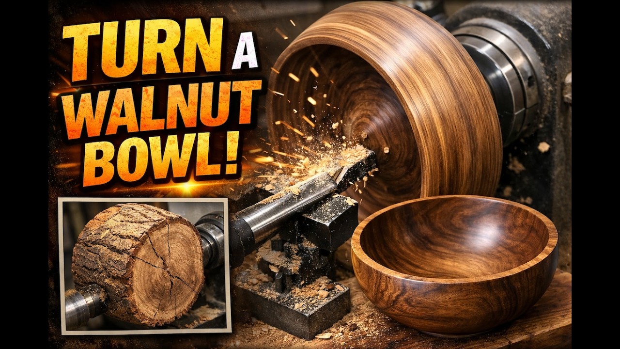 Walnut Bowl Failure on the Lathe — What Went Wrong and How I Fixed It