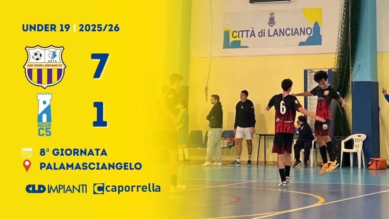 U19 | Vigor Lanciano - Atletico Roccascalegna 7-1 (Gol & Highlights) | 8ª Giornata 2025/2026