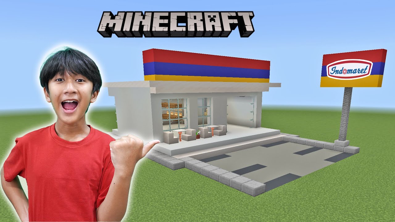 Bikin Indomaret di Minecraft - Ziyan Daily