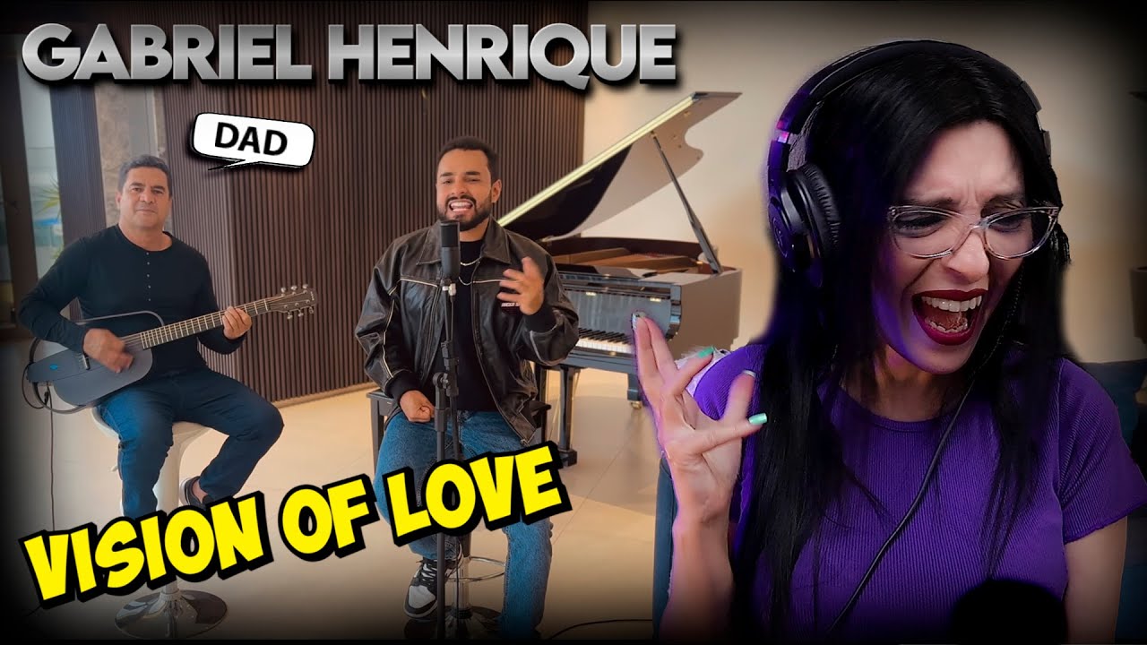 GABRIEL HENRIQUE - Vision Of Love (Acoustic Version) - Mariah Carey COVER | REACCION & ANALISIS
