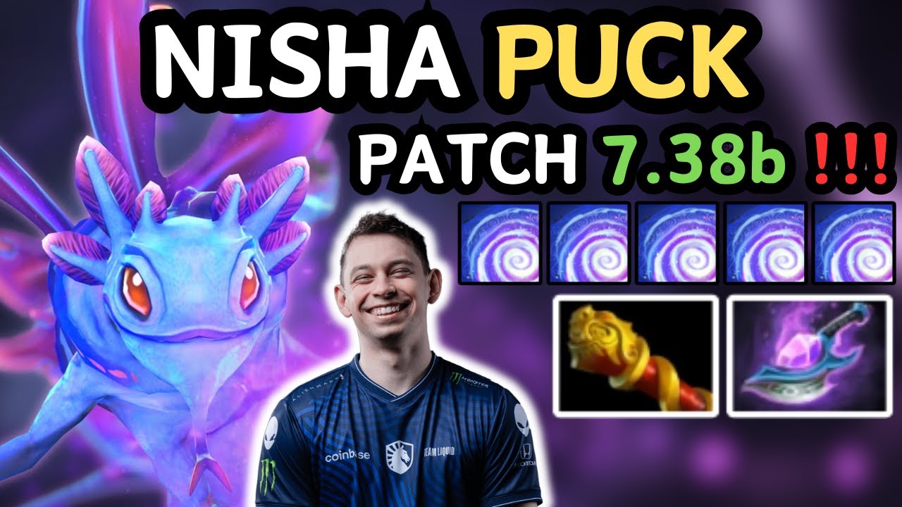 🔥 NISHA Puck Midlane Gameplay Perspective vs Tidebound 🔥 Team Liquid - Dota 2