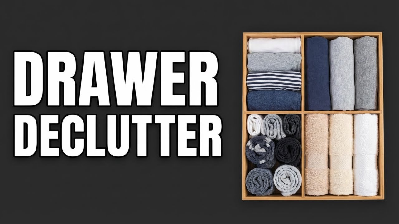 DECLUTTERING MY CHEST OF DRAWERS 🧺 | CALM, SATISFYING & ORGANIZED